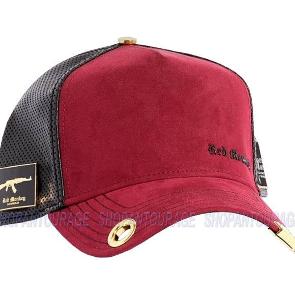 Red Monkey Blown Away RM1419 Limited Edition Unisex Trucker Hat Cap | 3 Colors - Picture 3 of 16